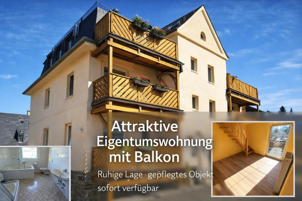 in 6 WE geteiltes Mehrfamilienhaus in Amtsberg, Ernst-Thälmann-Str. 4 mit 6 WE mit 394 qm plus Garagen und Stellplätzen